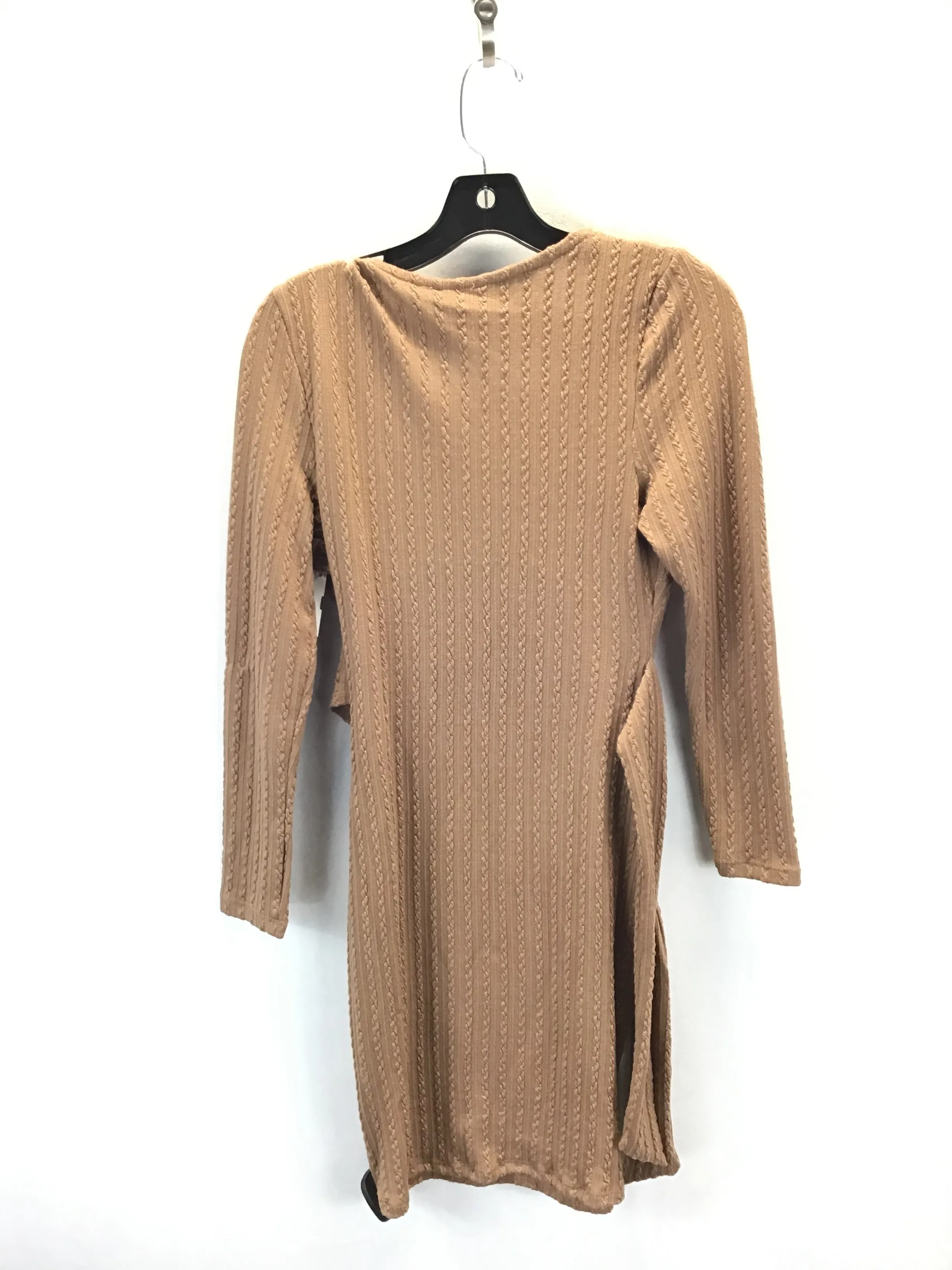 Dress Sweater By Clothes Mentor In Brown, Size: S