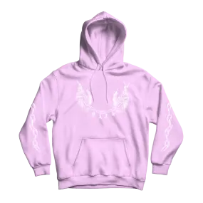 Dylan Garrett Smith "Pain" Pink Hooded Sweatshirt