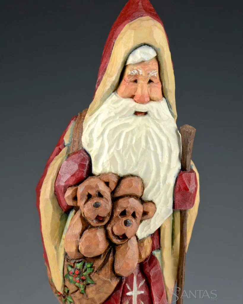 Ellis Olson 8 inch Santa with Teddy Bears