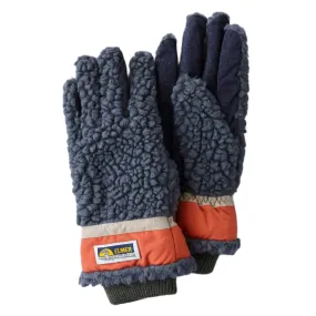 ELMER Teddy Gloves Wool Pile Khaki 5 Fingers EM353