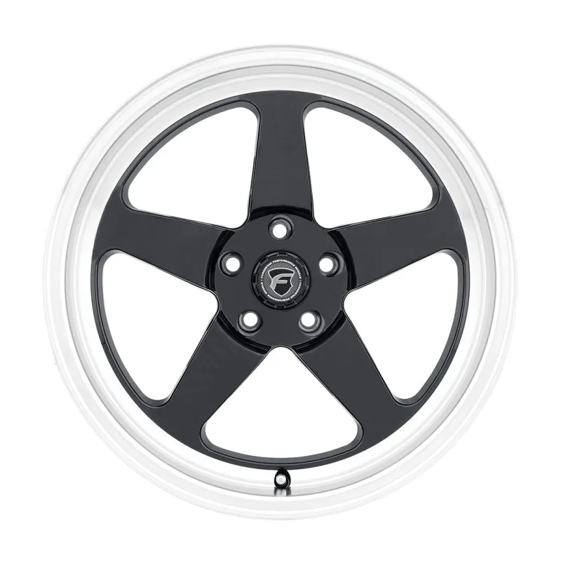 Forgestar D5 Beadlock Drag Wheel - 15 x 10 in - 7.500 in Backspace - 5 x 4.50 in Bolt Pattern - Beadlock - Black/Machined