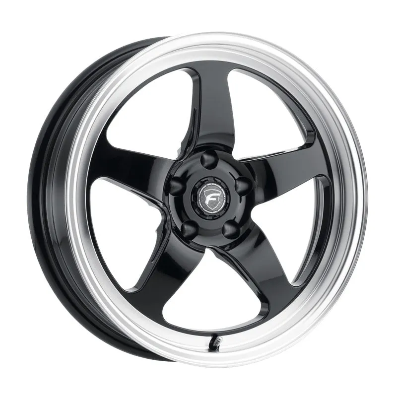 Forgestar D5 Beadlock Drag Wheel - 15 x 10 in - 7.500 in Backspace - 5 x 4.75 in Bolt Pattern - Beadlock - Black/Machined