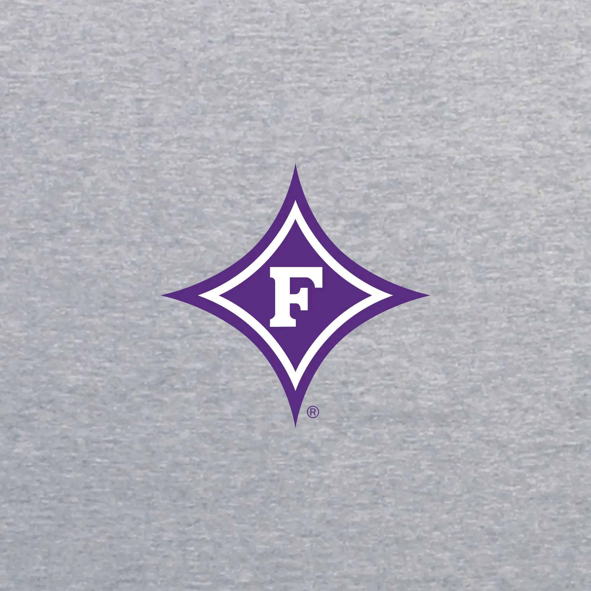 Furman Paladins Primary Logo Left Chest 1/4 Zip Sweatshirt - Athletic Heather