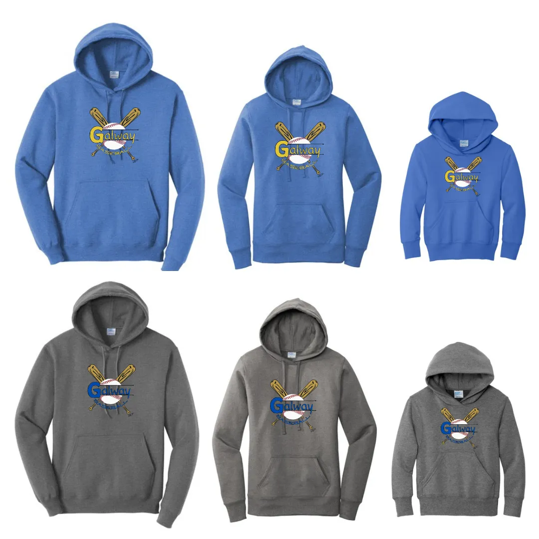 GALWAYBB24- Core Fleece Pullover Hooded Sweatshirt