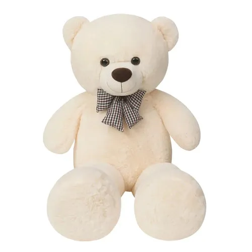 Giant Plush Teddy Bear: Soft, Cuddly, and Available in 3 Colors!