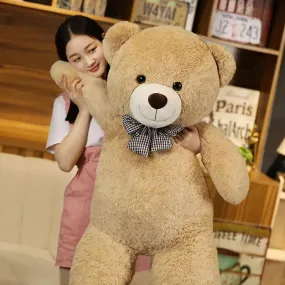 Giant Plush Teddy Bear: Soft, Cuddly, and Available in 3 Colors!