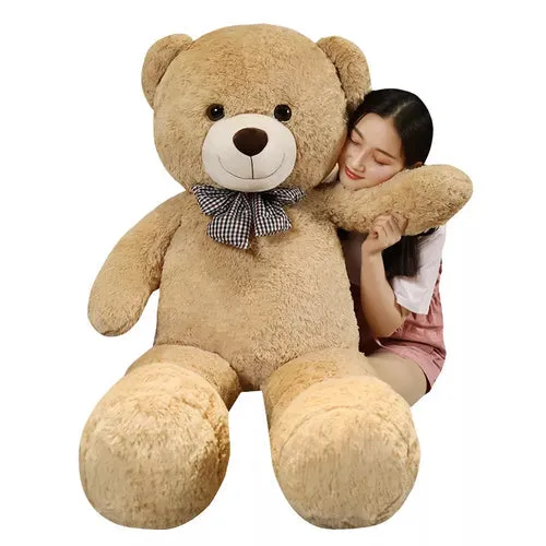 Giant Plush Teddy Bear: Soft, Cuddly, and Available in 3 Colors!