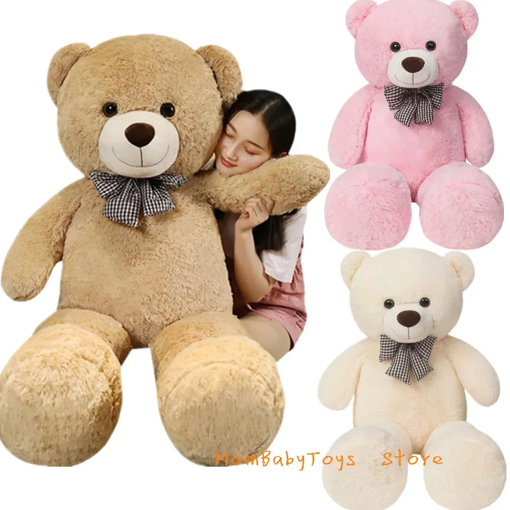 Giant Plush Teddy Bear: Soft, Cuddly, and Available in 3 Colors!