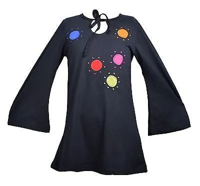 girls-cotton-long-sleeved-dress-with-colorful-circle-embroidery