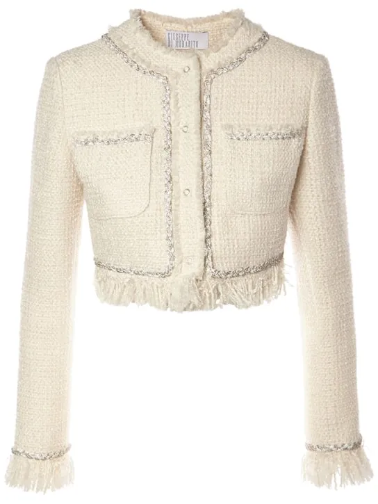 Giuseppe Di Morabito   Embellished bouclé  jacket 