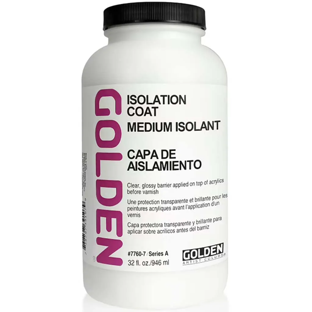 Golden Acryl Medium Isolation Coat 32oz