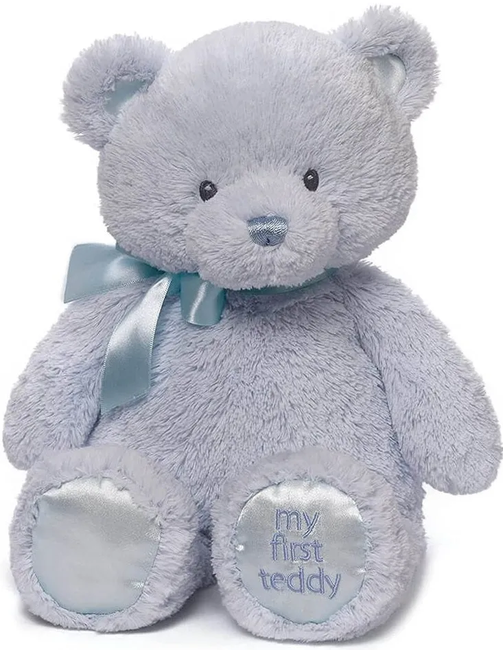 Gund: My First Teddy - Blue (38cm) Plush Toy