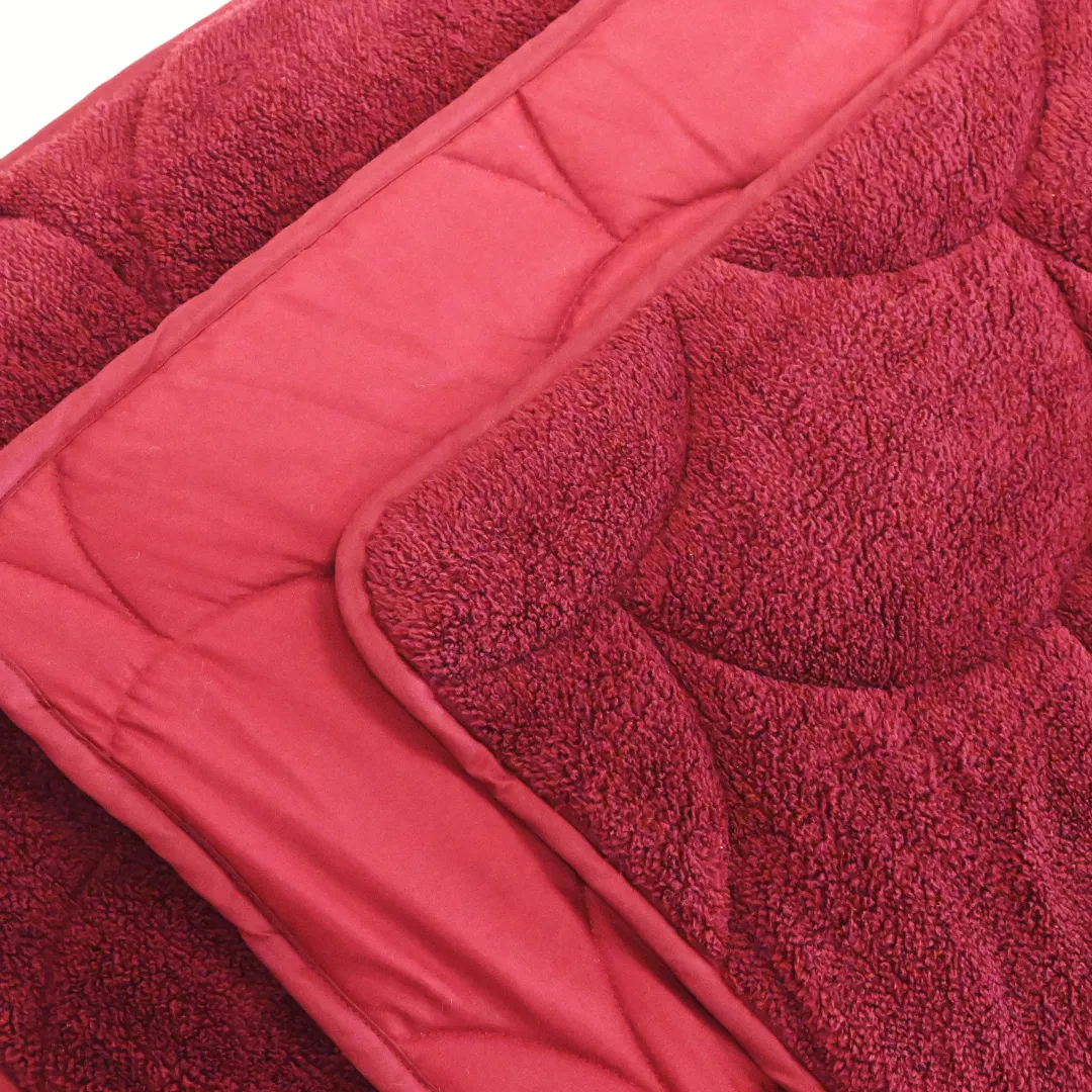 HappyDuvet - Teddy - Bordeaux - All season Coverless duvet