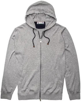 Heather Grey Zip Hoodie