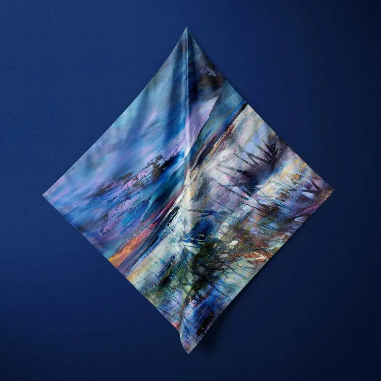 Highland Hues Silk Scarf