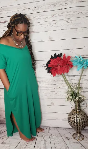 I Am Enough Dress (Kelly Green)