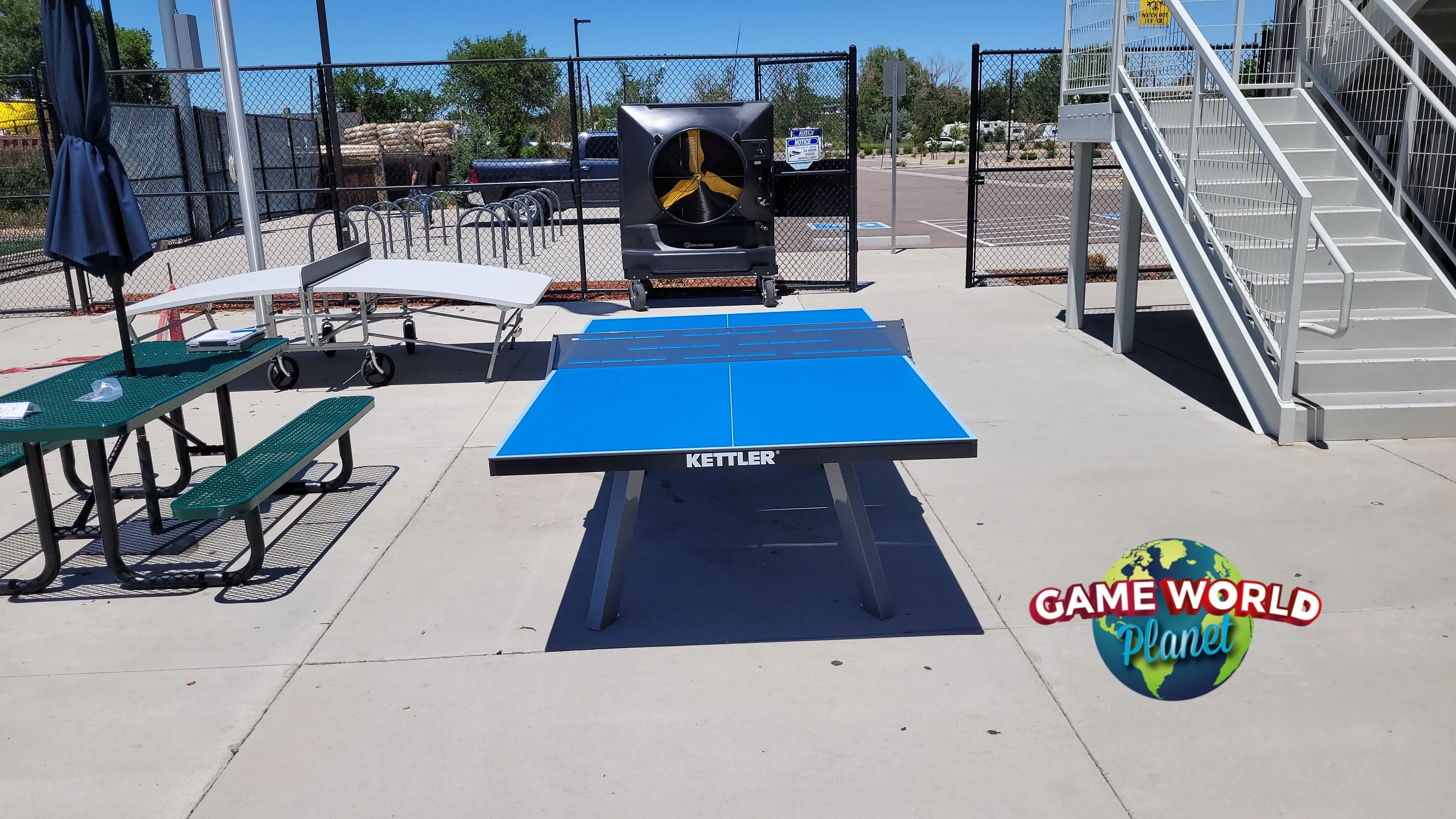 Kettler Eden TT Outdoor Tennis Table in Blue