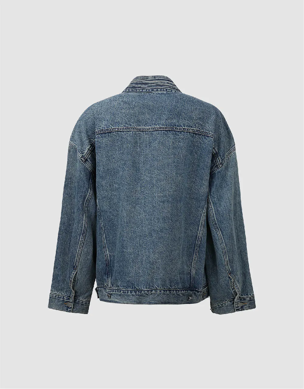 Kimono Lapel Denim Jacket