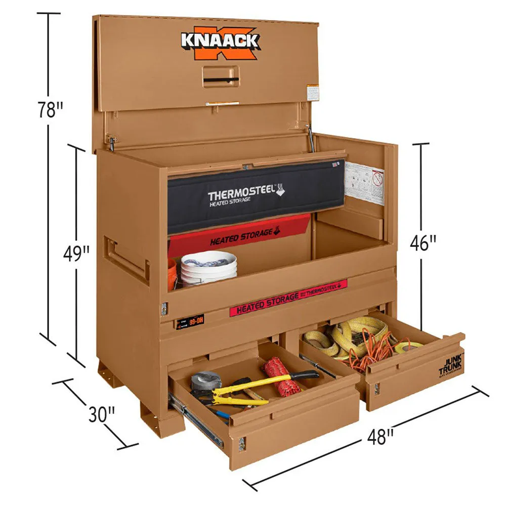 Knaack 89-DH STORAGEMASTER Piano Box with Junk Trunkand ThermoSteel