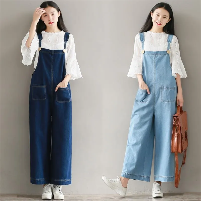 Kylie Oversized Denim Overall