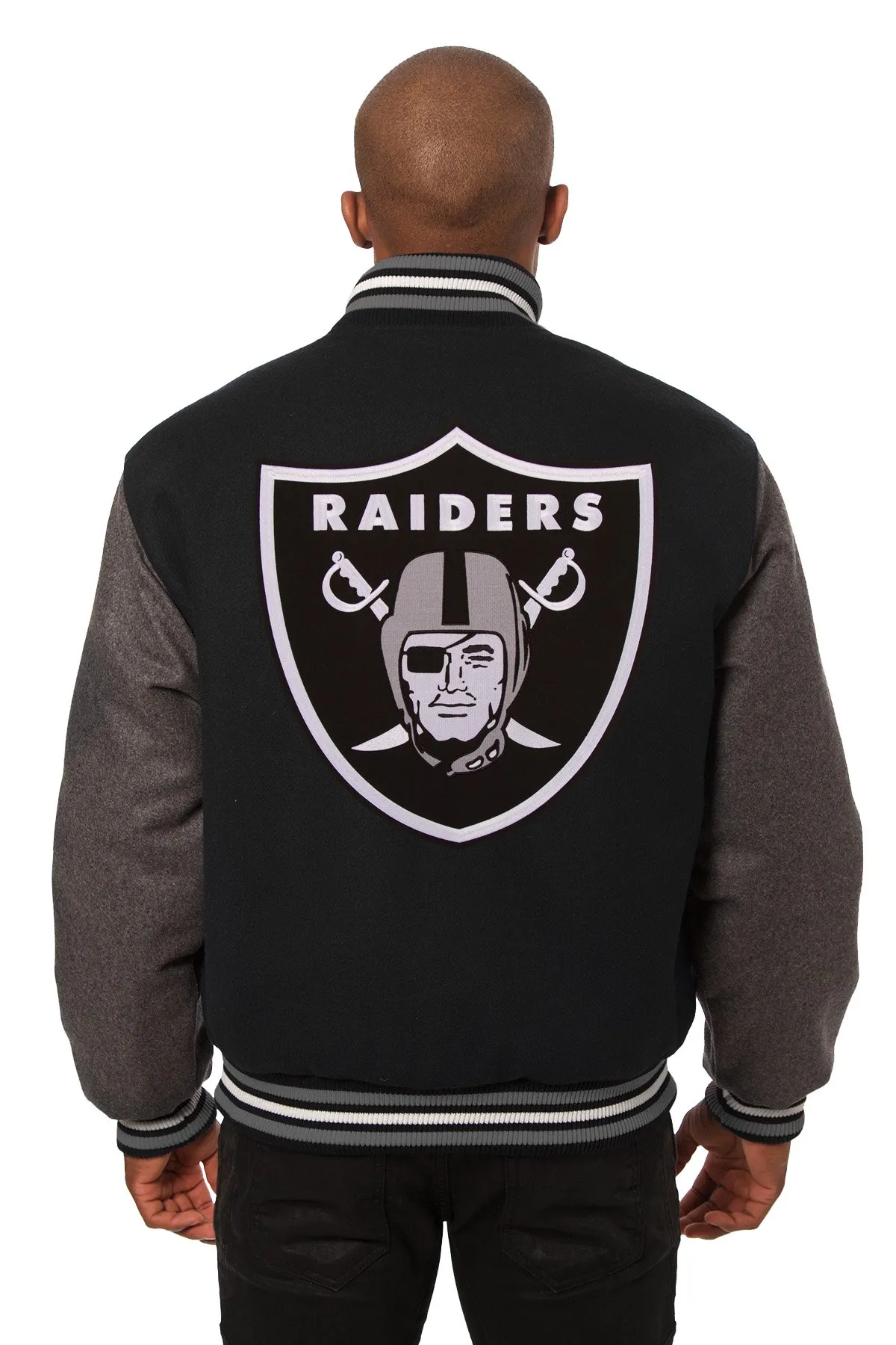 Las Vegas Raiders Embroidered Wool Jacket