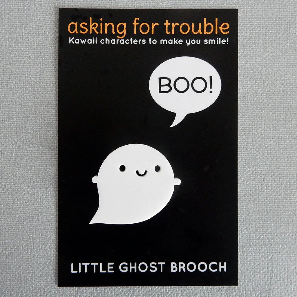 Little Ghost Kawaii Acrylic Brooch