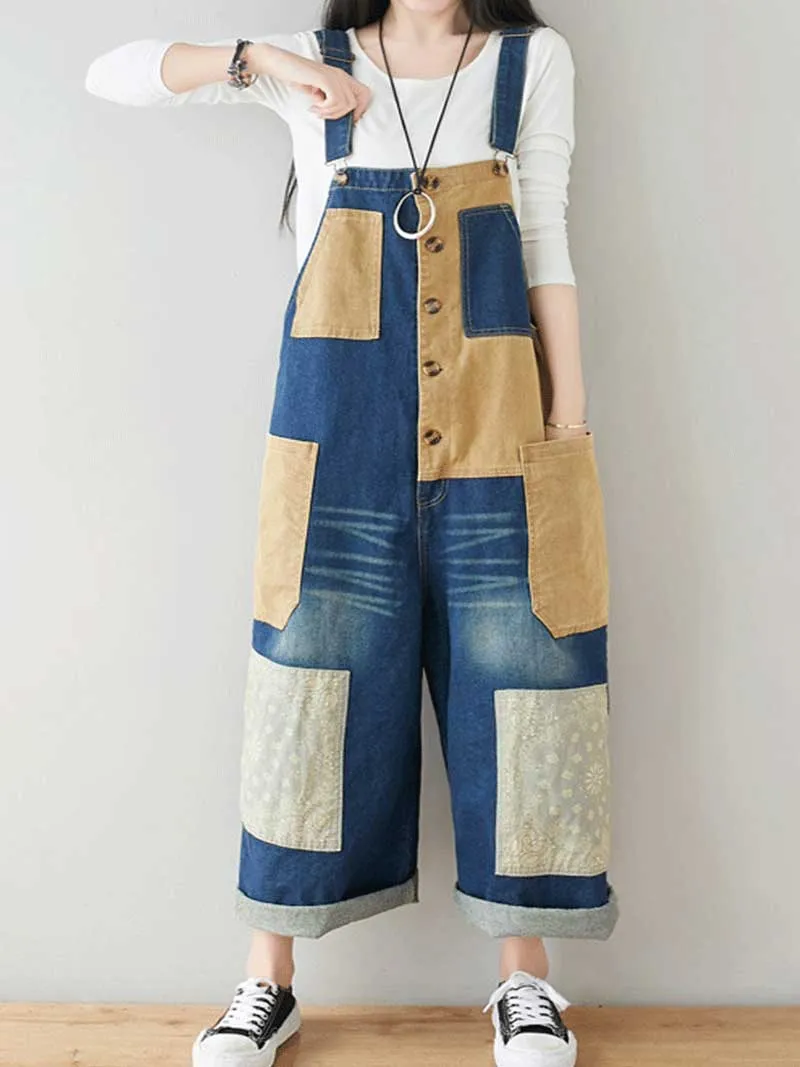 Loving Memory Denim Overall Dungarees