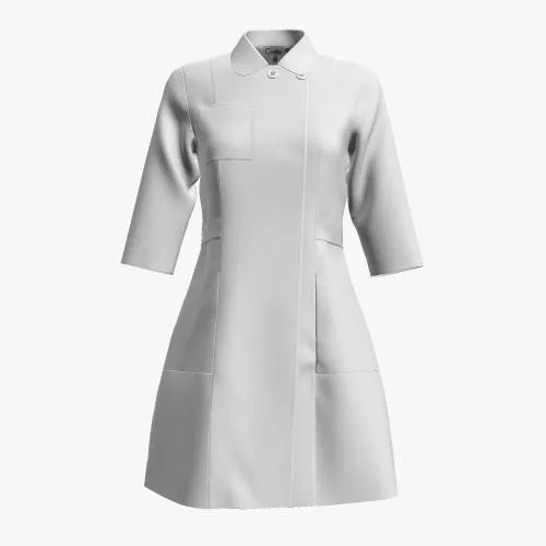 <b>PRE ORDER</b> | Women's 3/4 Sleeve Coat Dress