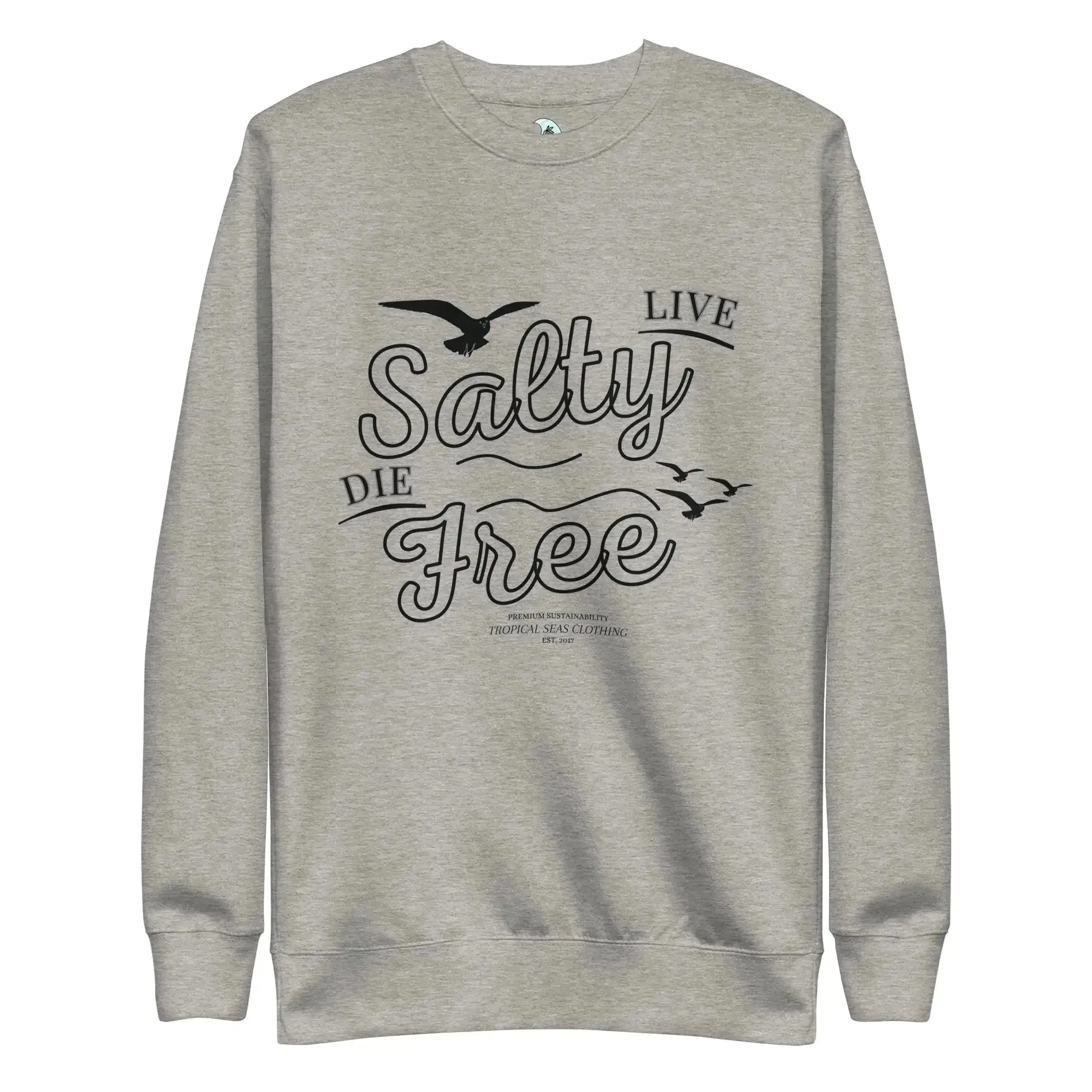 Men's Adventure Awaits "Live Salty, Die Free" Sweatshirt