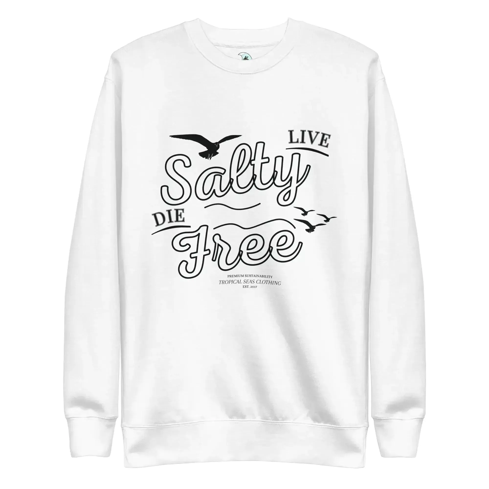 Men's Adventure Awaits "Live Salty, Die Free" Sweatshirt