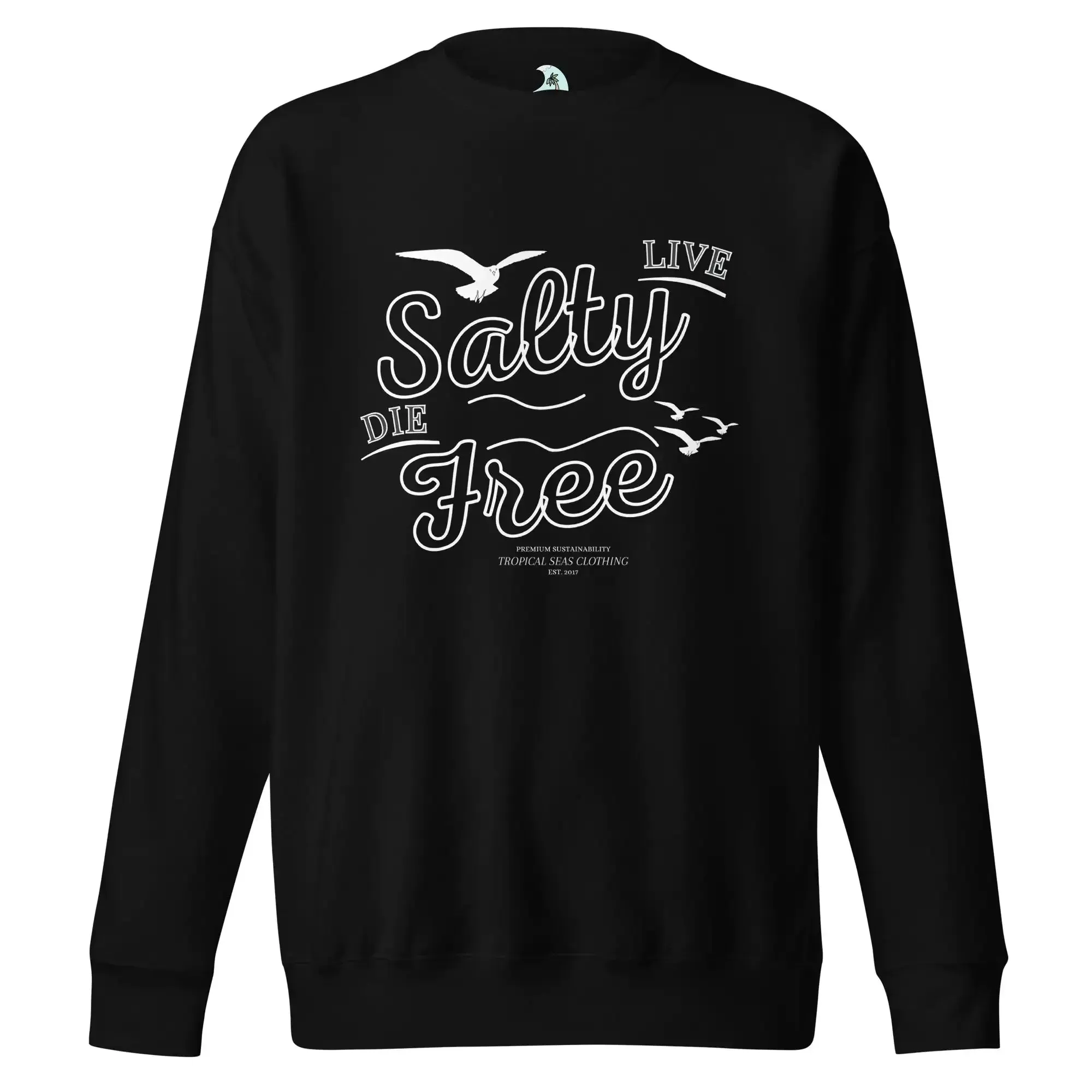 Men's Adventure Awaits "Live Salty, Die Free" Sweatshirt