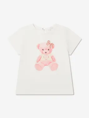 Monnalisa Baby Girls Teddy Bear T-Shirt