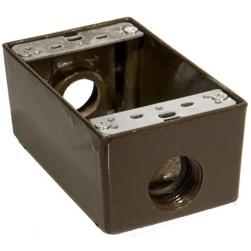 Morris Products 36024 WP Box 3-3/4 inch Holes Bronze