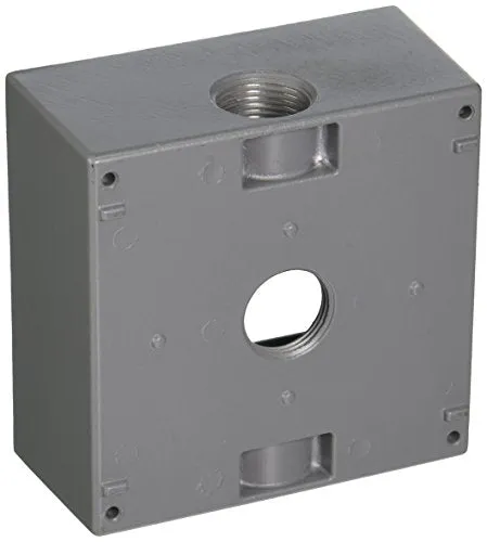 Morris Products 36220 WP 2 Gang Box 3-3/4 inch Holes Gr