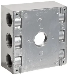 Morris Products 36320 WP 2 Gang Box 7-3/4 inch Holes