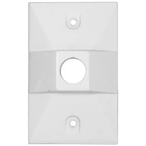 Morris Products 37312 Lamphdr Cover 1-1/2 Hole White