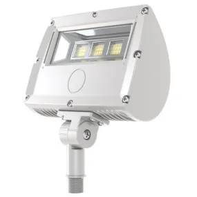 Morris Products 71340B Architectural Floods with 1/2" Adj. Knuckle 30 Watts 3,295 Lumens 120-277V 3000K White