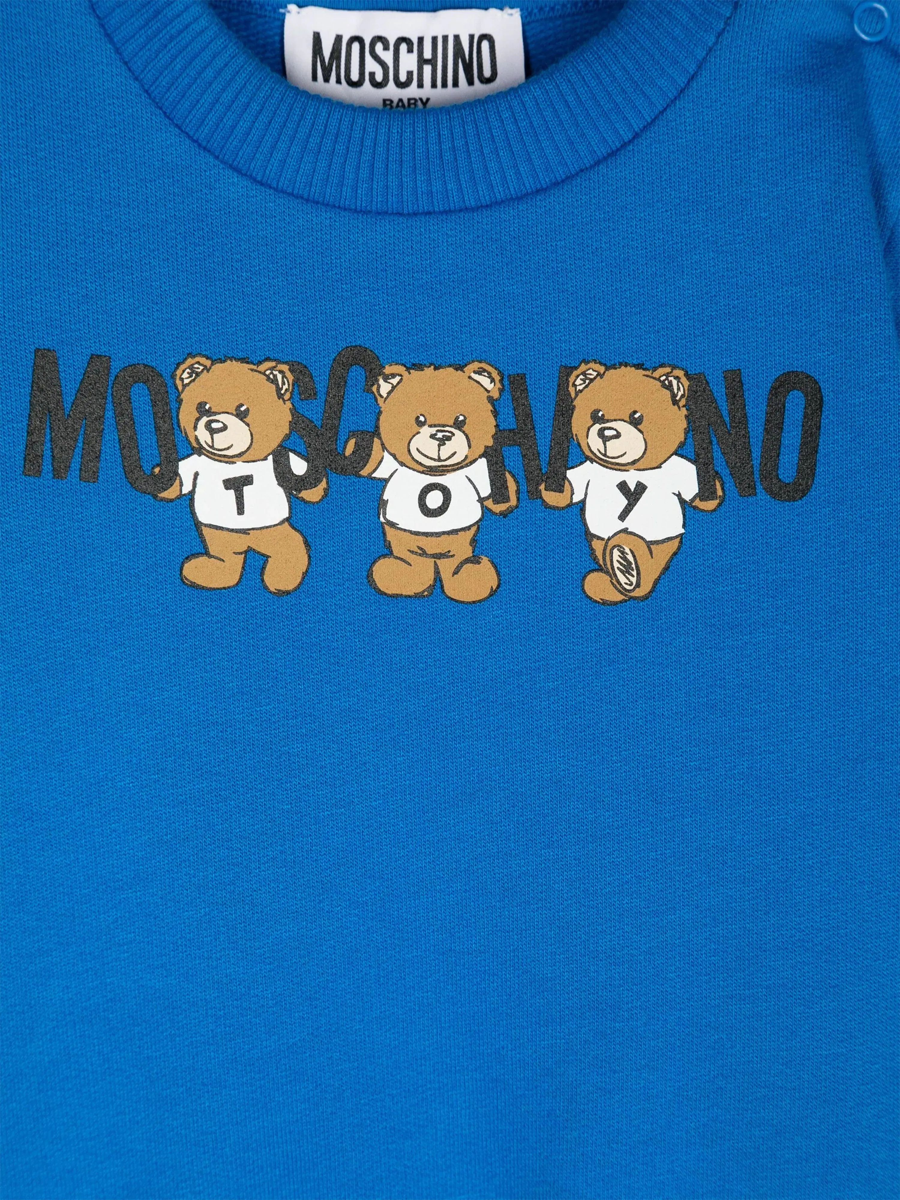 Moschino Baby Bear Logo Sweatshirt in Blue