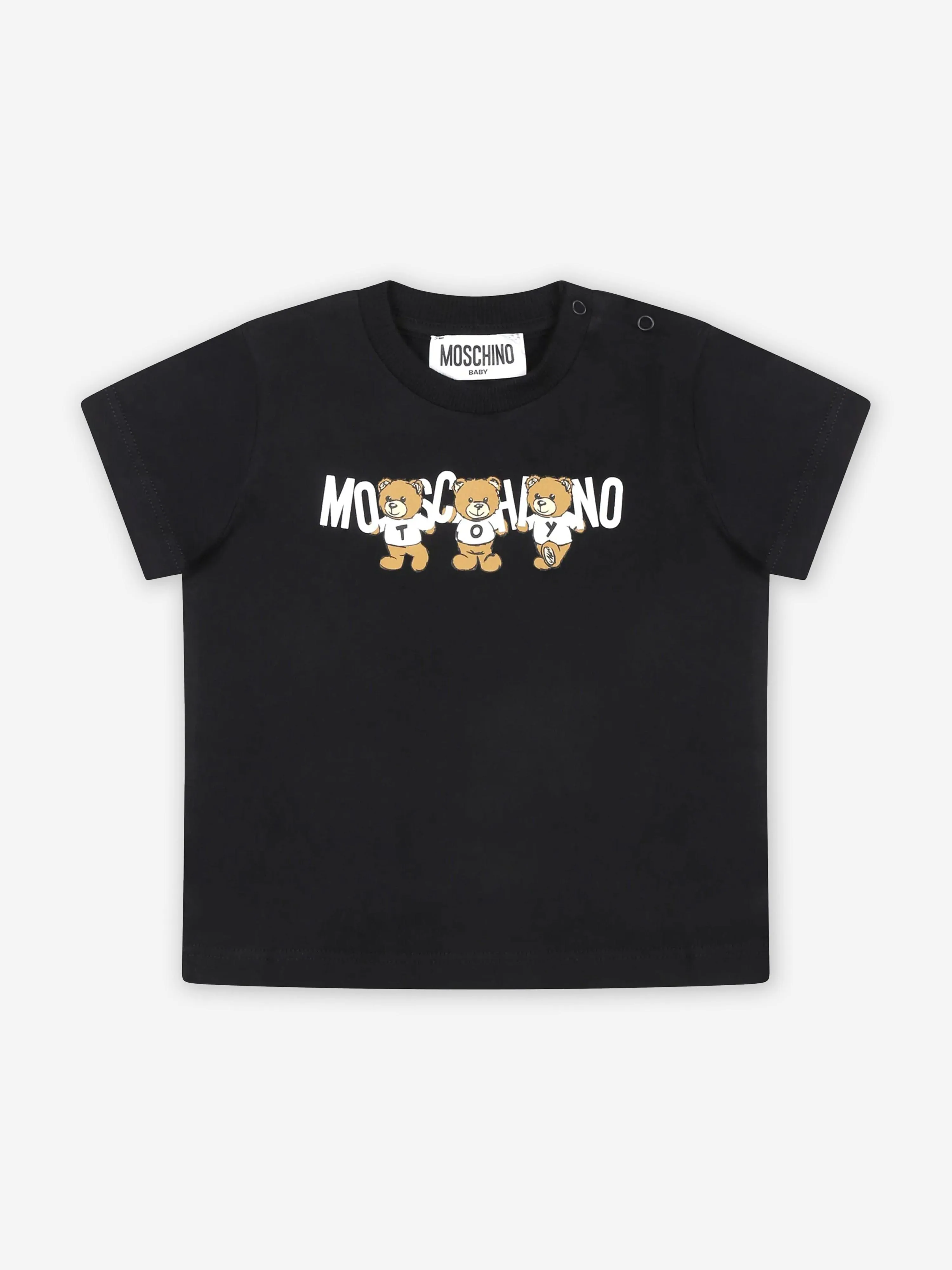 Moschino Baby Bear Logo T-Shirt in Black