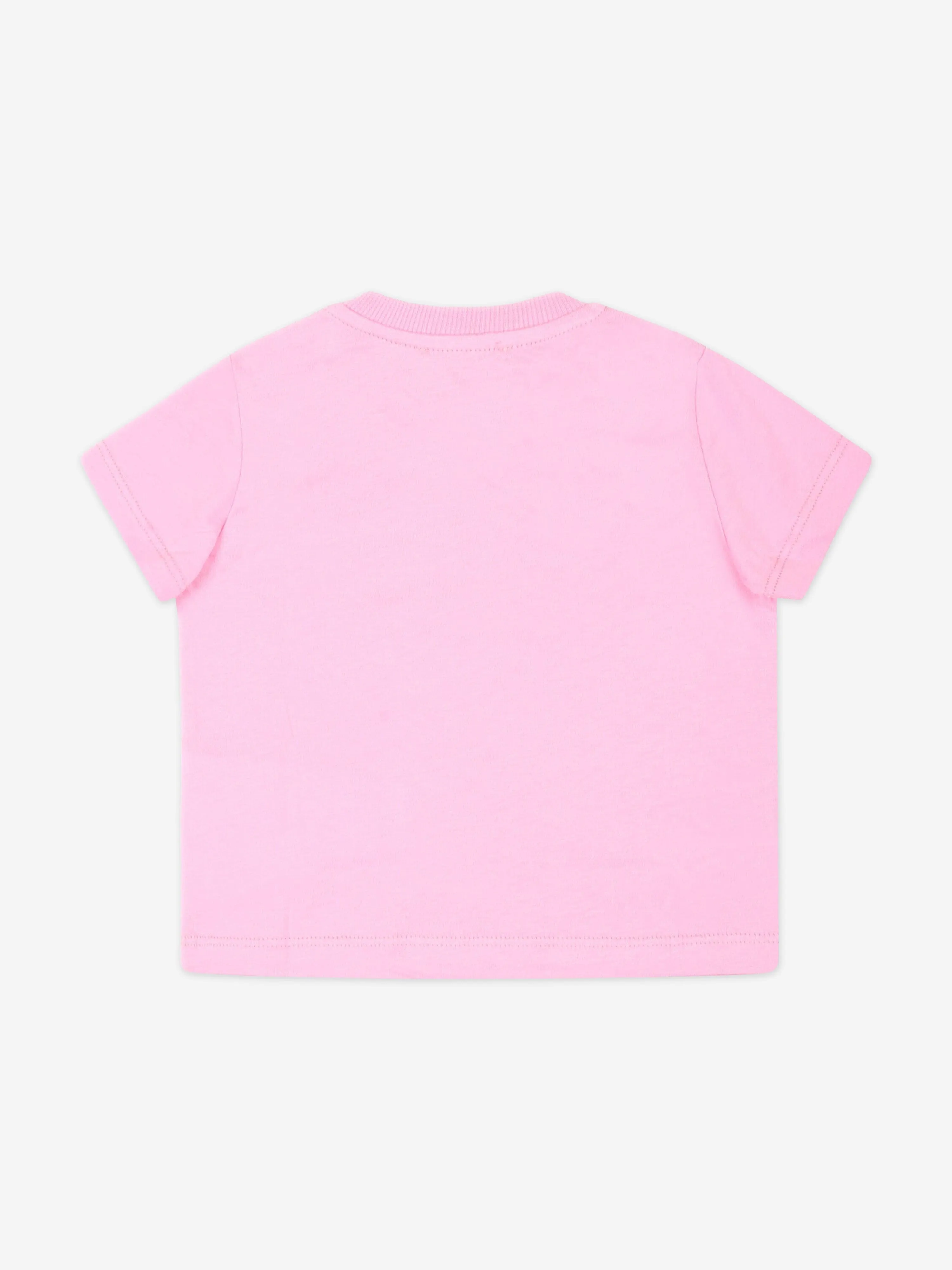 Moschino Baby Girls Bear Logo T-Shirt in Pink