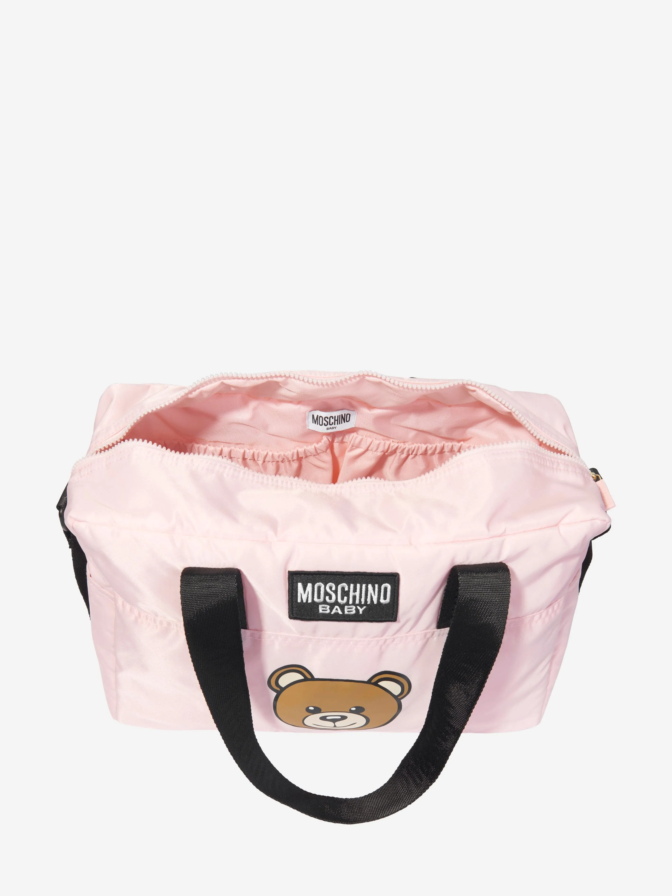 Moschino Baby Girls Teddy Bear Changing Bag in Pink (40cm)