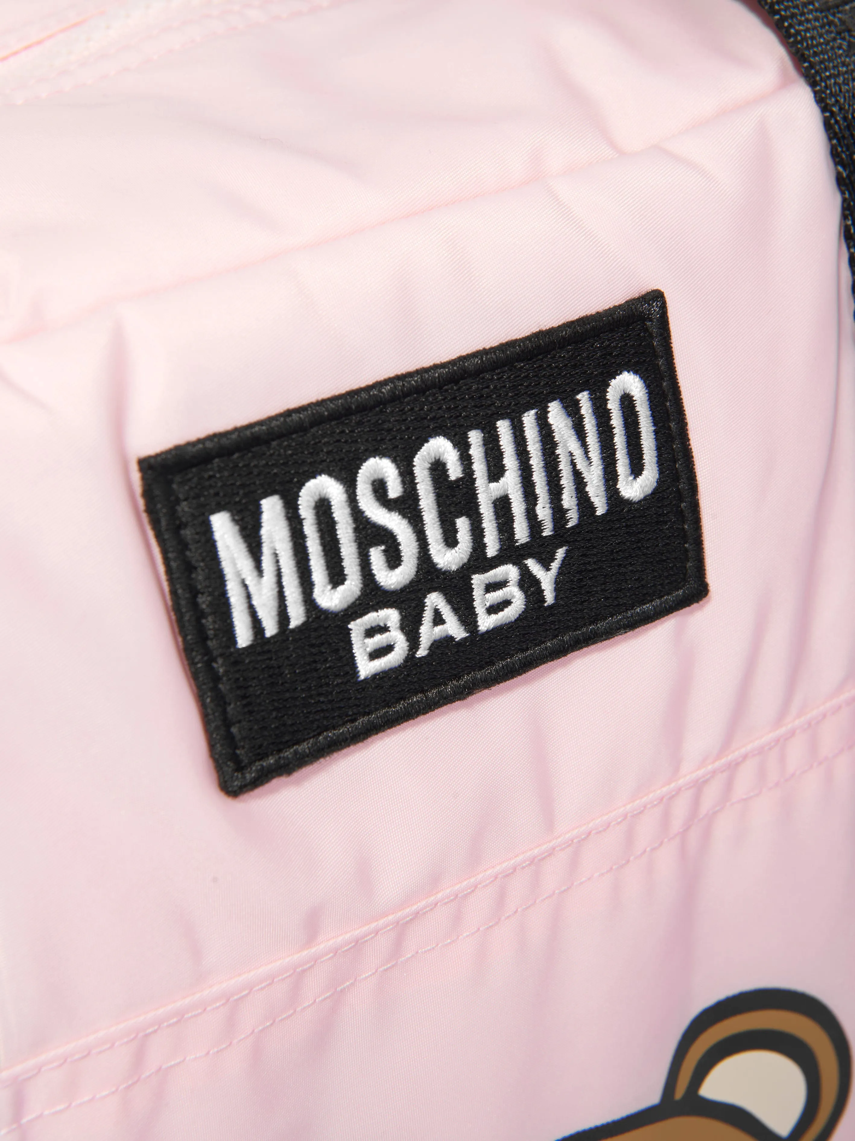 Moschino Baby Girls Teddy Bear Changing Bag in Pink (40cm)