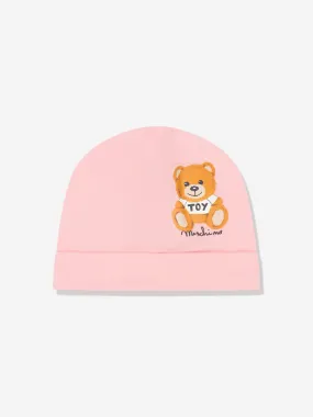 Moschino Baby Girls Teddy Bear Logo Hat