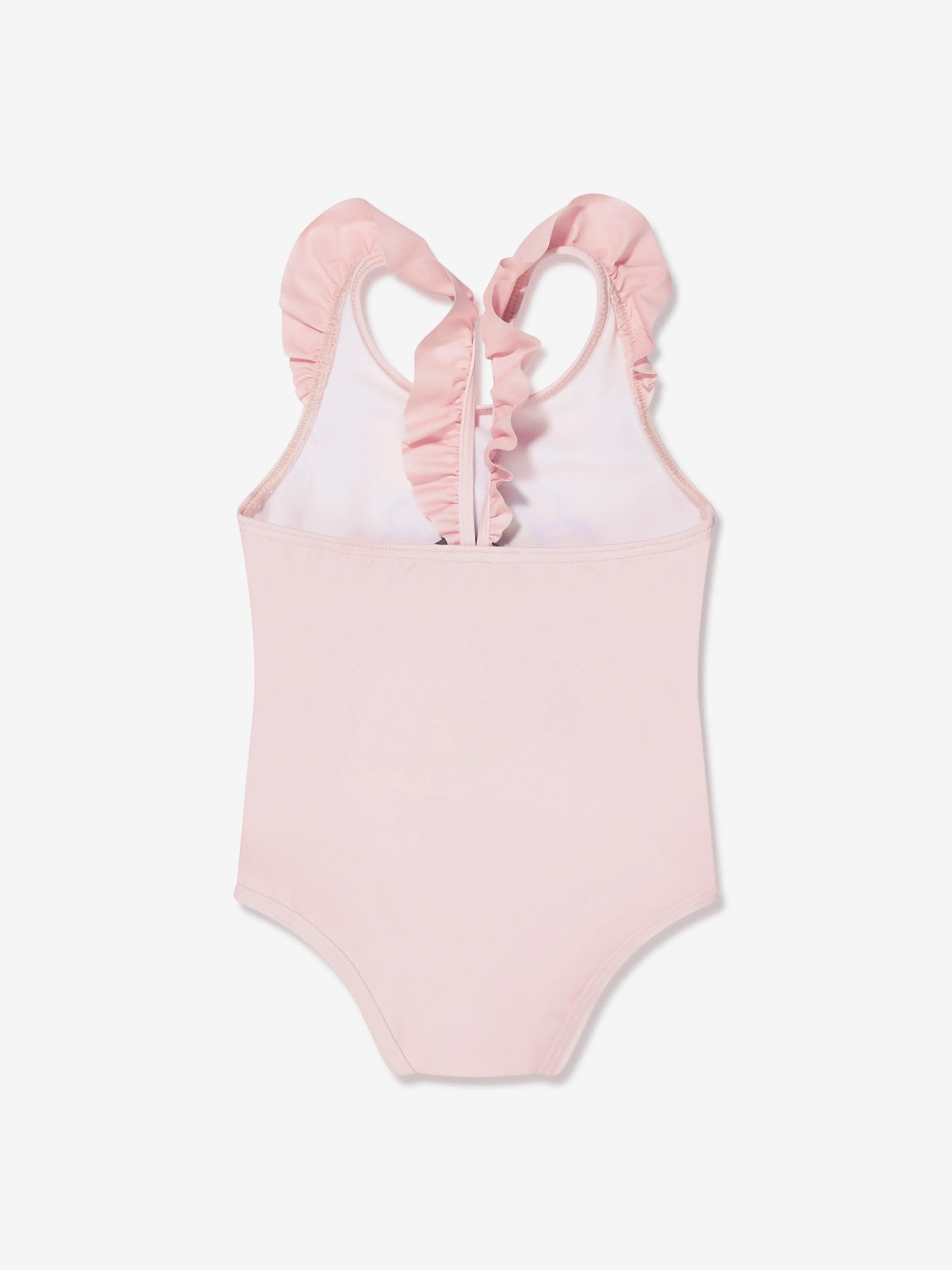 Moschino Baby Girls Teddy Flower Swimsuit in Pink