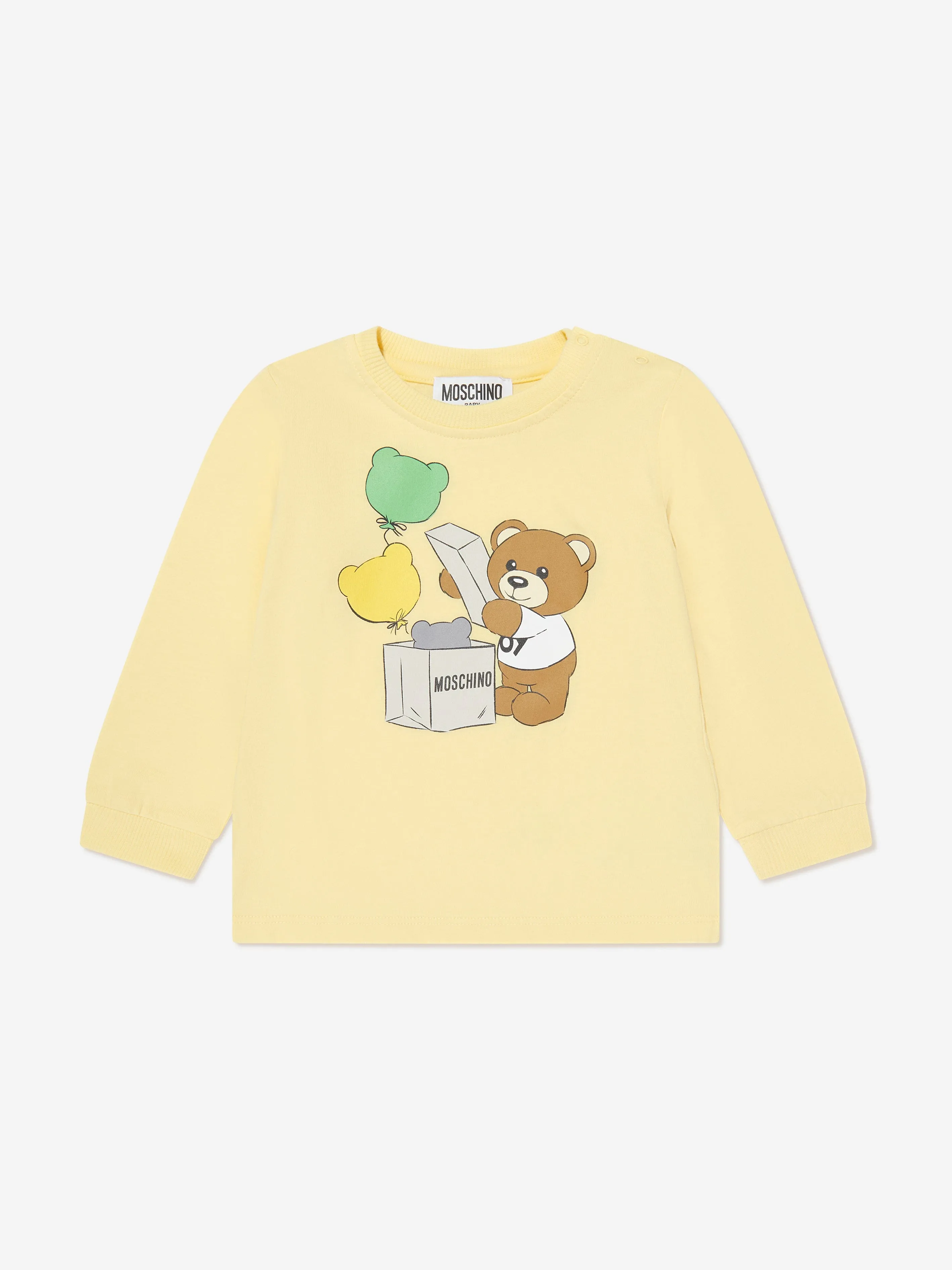 Moschino Baby T-Shirt And Leggings Set in Yellow