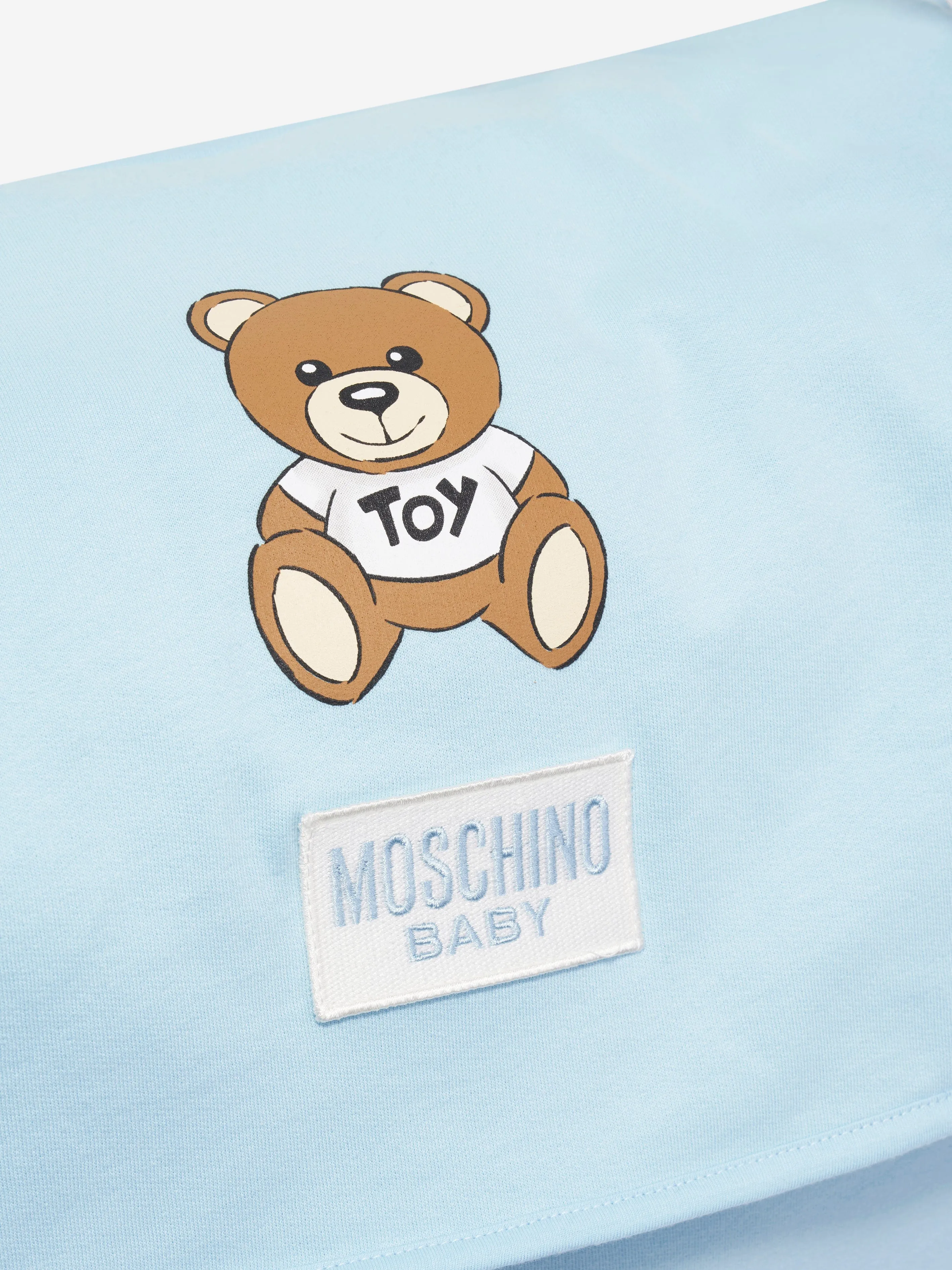 Moschino Baby Teddy Bear Changing Bag in Blue