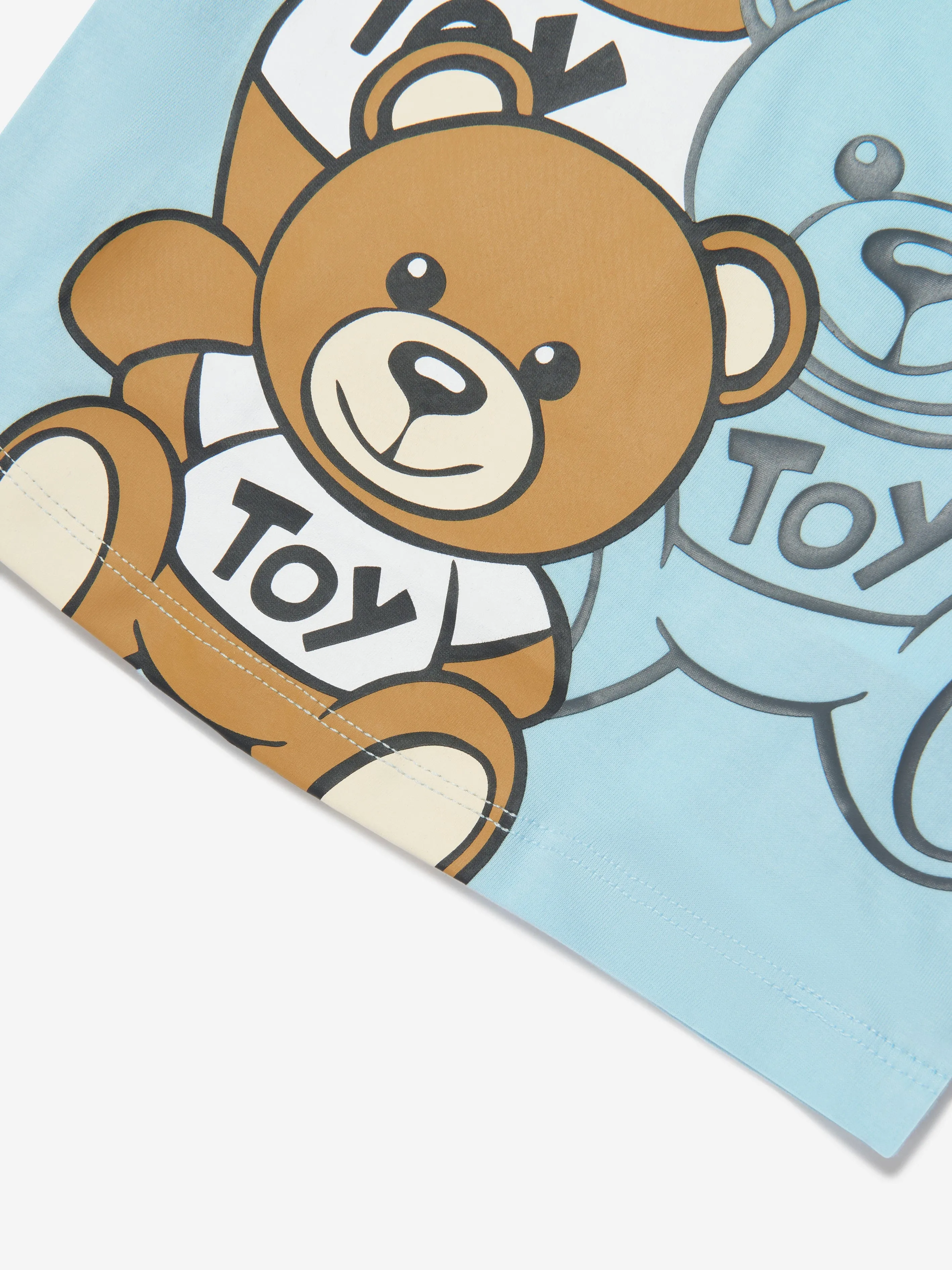 Moschino Baby Teddy Bear T-Shirt in Blue