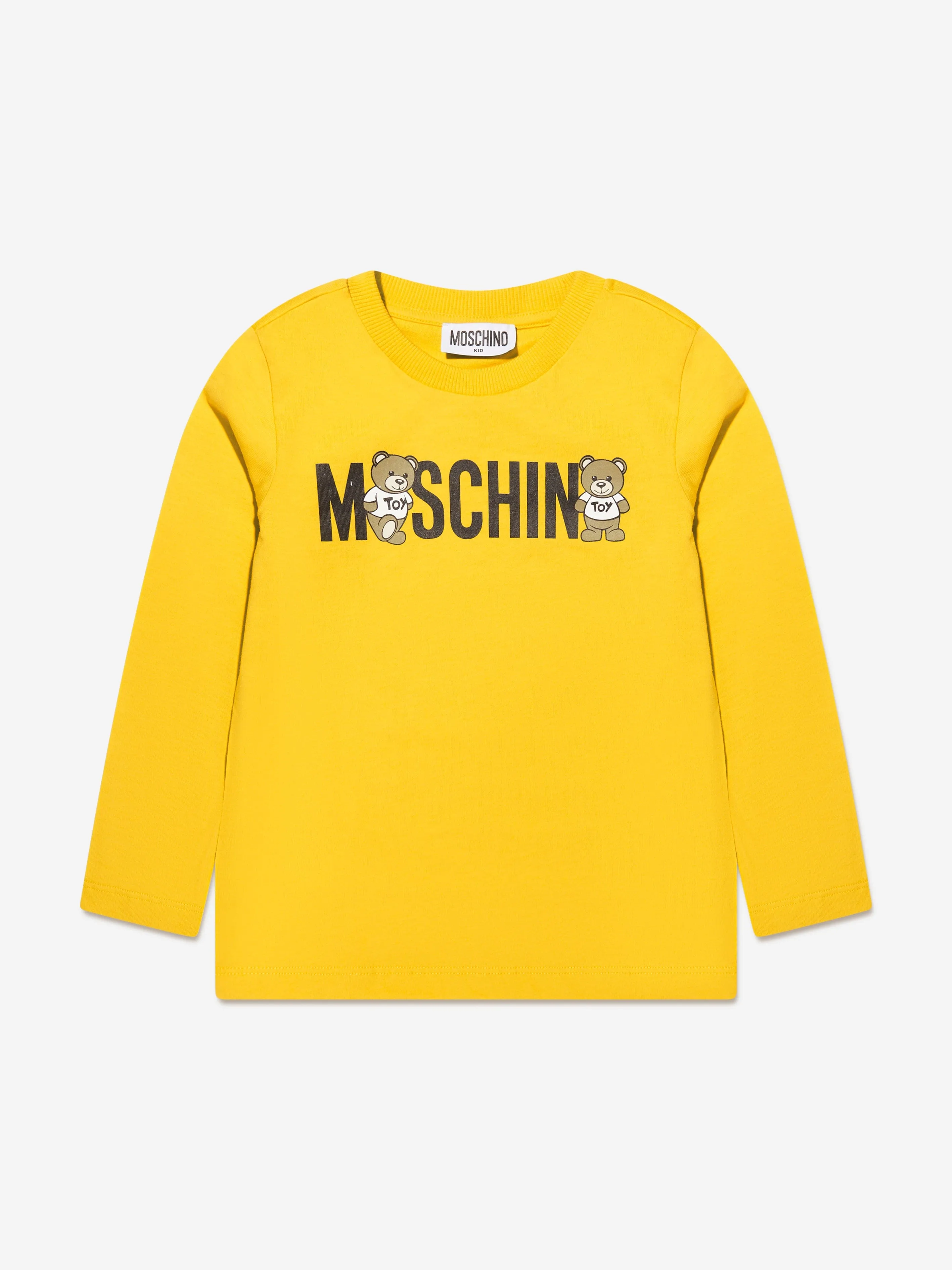 Moschino Boys T-Shirts Gift Set in Yellow