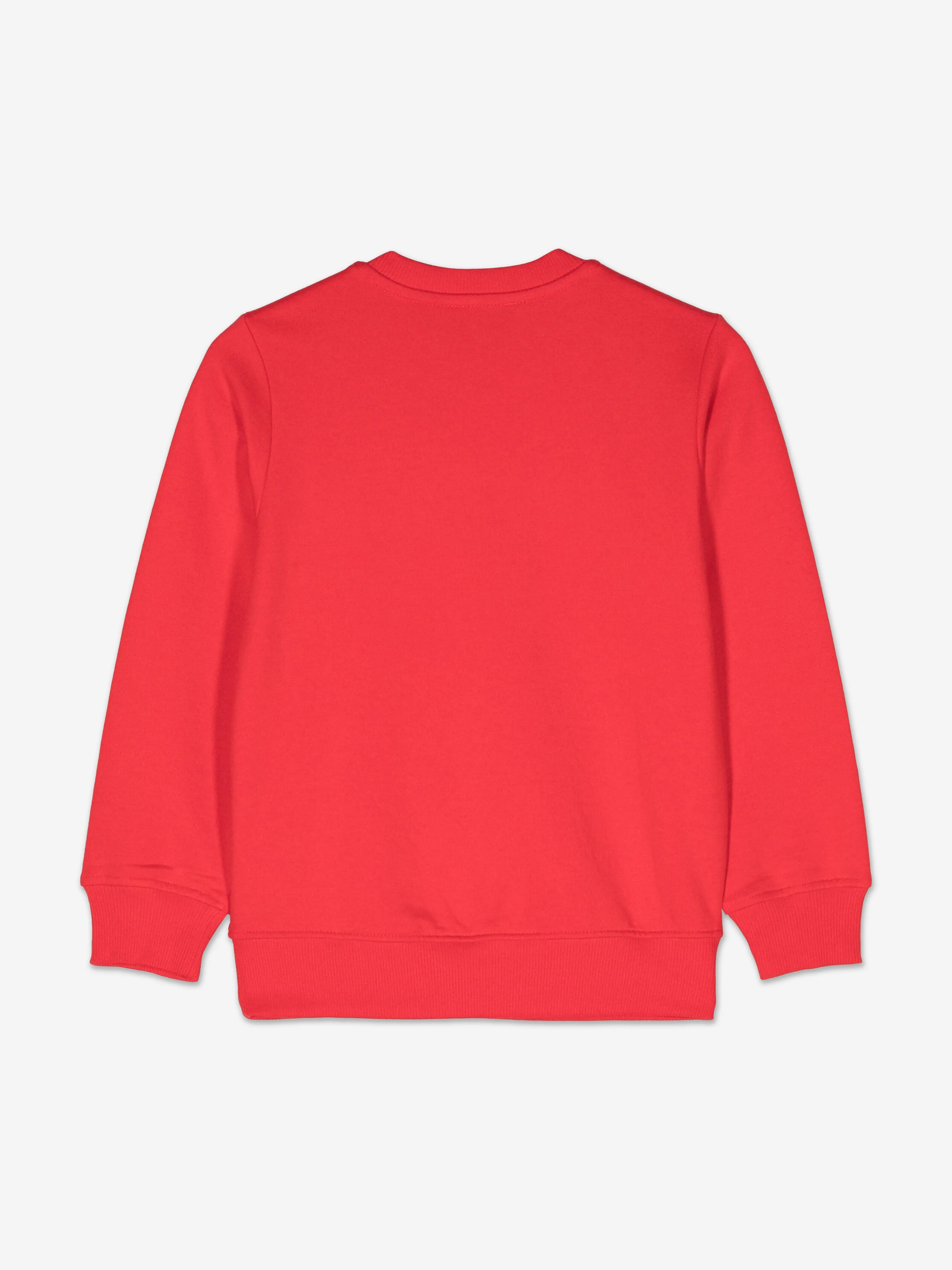 Moschino Kids Teddy Bear Logo Sweatshirt in Red