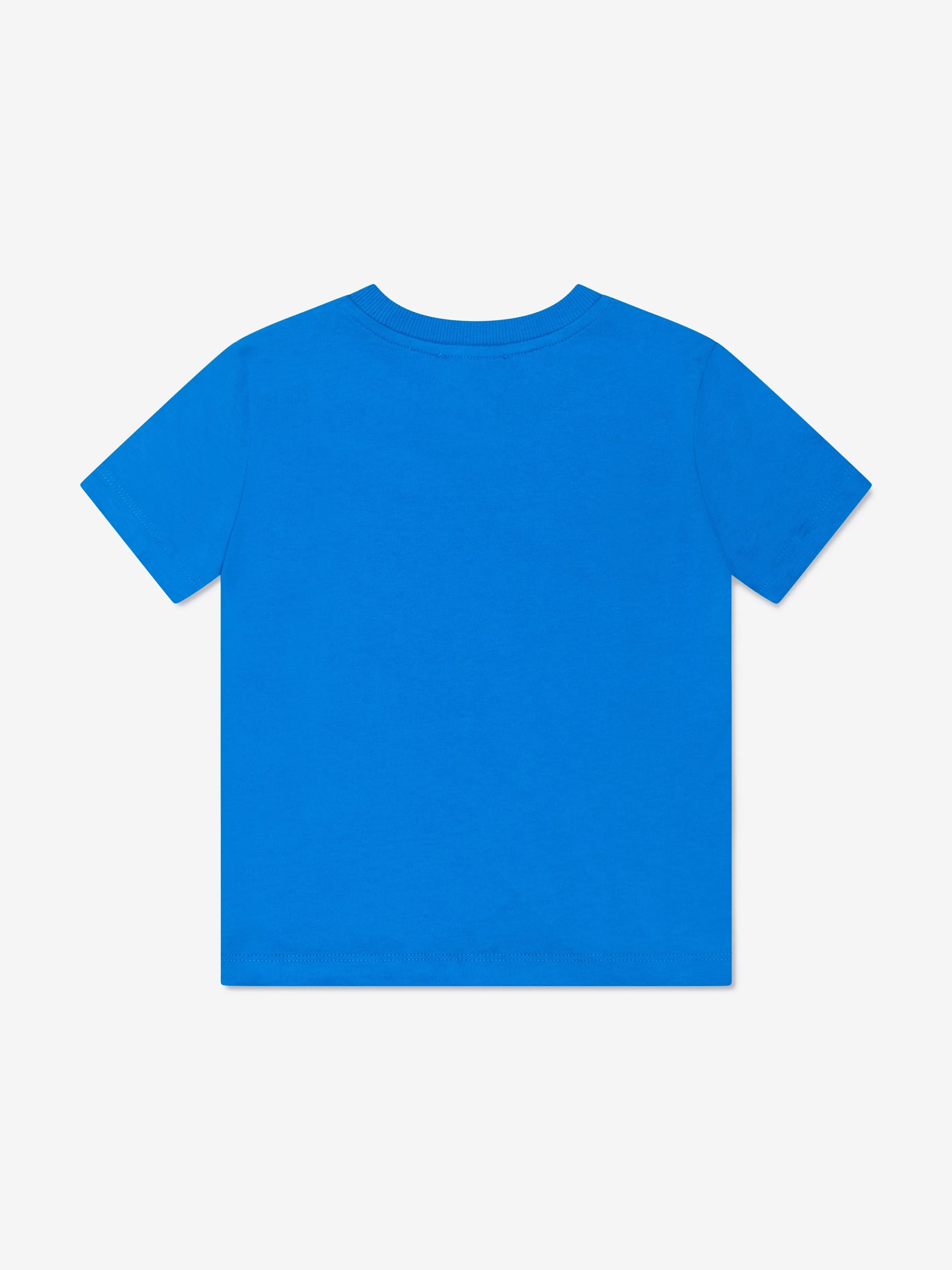 Moschino Kids Teddy Logo T-Shirt in Blue